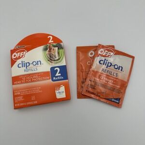 OFF‎ Clip On Mosquito Repellent Refills for Fan 4 Total Refills